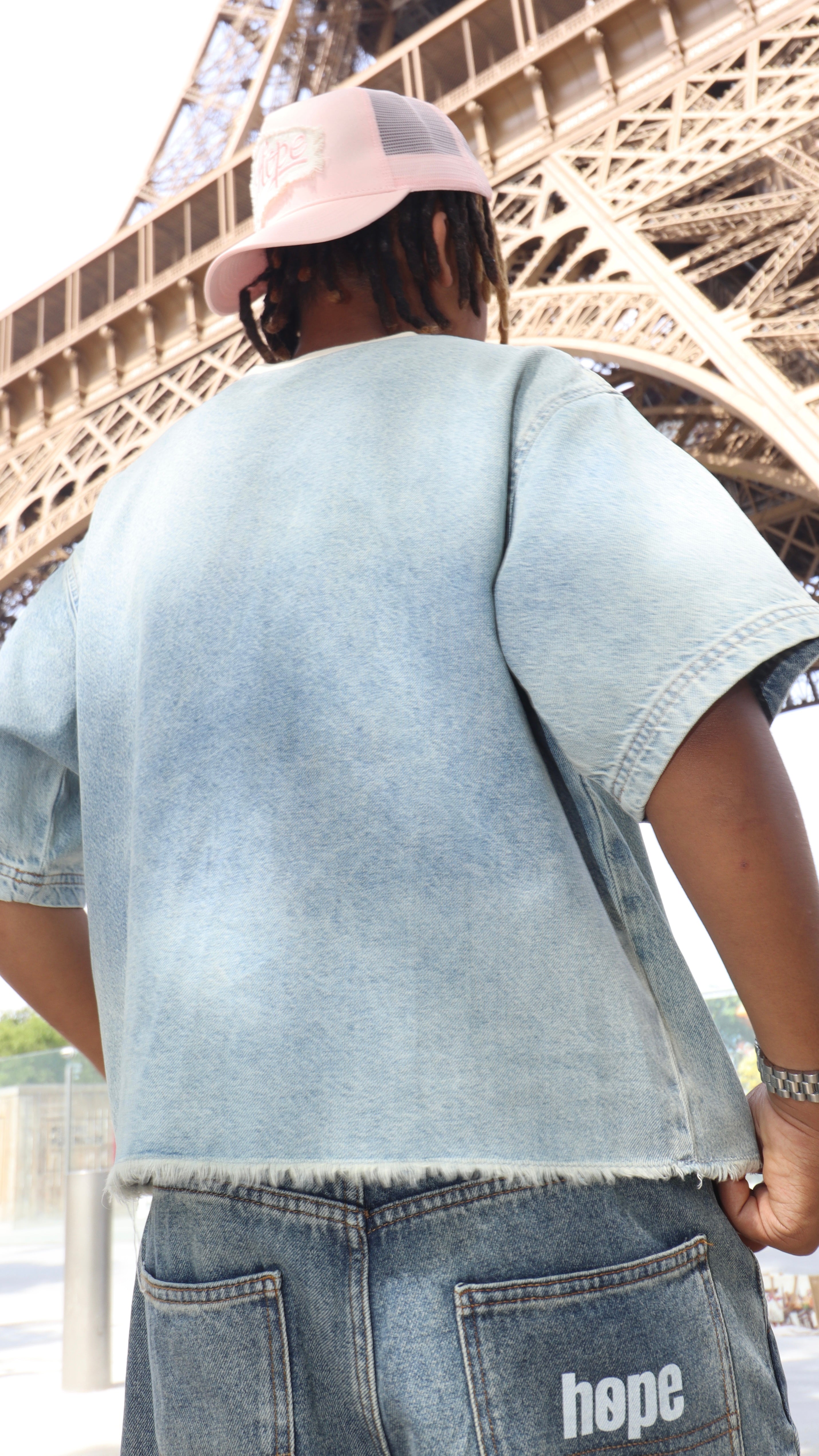 Men's Vintage Wash Denim Shorts