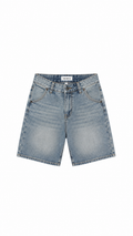 Men's Vintage Wash Denim Shorts
