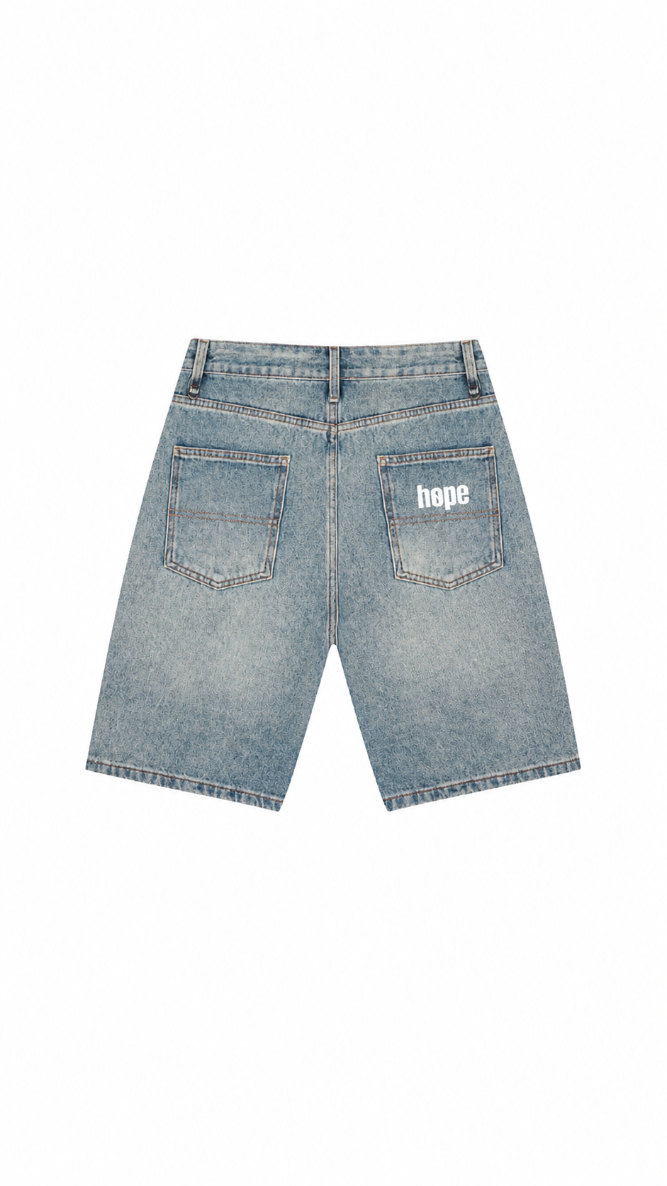 Men's Vintage Wash Denim Shorts